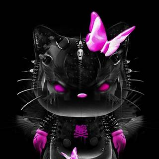 Sanrio black wallpaper