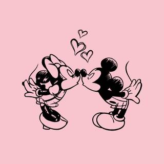 Mickey Mouse and Minnie Mouse wallpaper