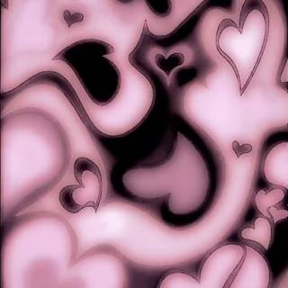 Goth pink wallpaper