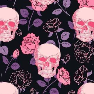 Goth pink wallpaper