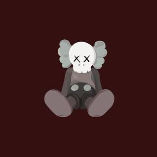 Kaws bear wallpaper