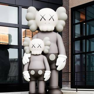 Kaws bear wallpaper