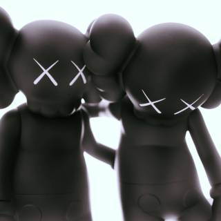 Kaws bear wallpaper