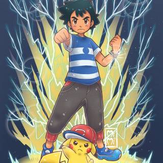 Pikachu Z Move wallpaper