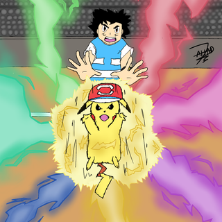 Pikachu Z Move wallpaper