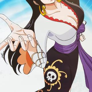 Boa Hancock phone wallpaper