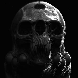 Dark doodle 4k wallpaper