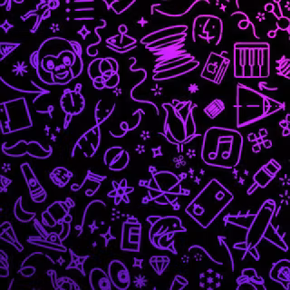 Doodle phone 4k wallpaper