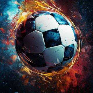 Cool soccer ball wallpaper