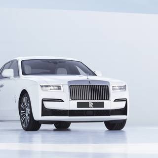 White cars 4k wallpaper