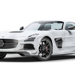 White cars 4k wallpaper