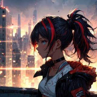 AI anime 4k wallpaper