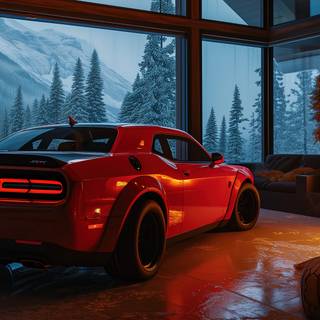 Dodge Demon 4k PC wallpaper