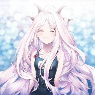 Anime girl pink 4k wallpaper