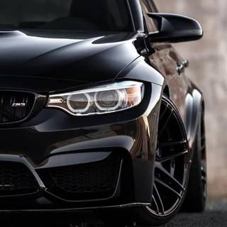 BMW M4 black phone wallpaper