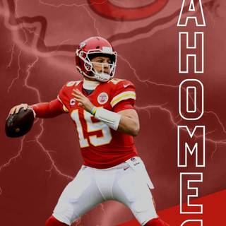 Patrick Mahomes phone wallpaper