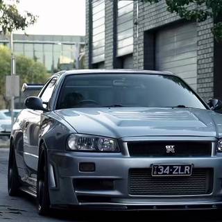 Nissan Gtr R34 iPhone wallpaper