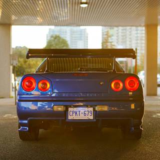 Nissan Gtr R34 iPhone wallpaper