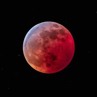 Red moon iPhone wallpaper