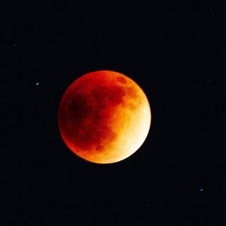 Red moon iPhone wallpaper