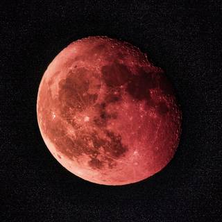 Red moon iPhone wallpaper