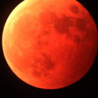 Red moon iPhone wallpaper