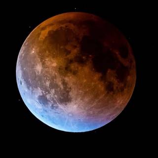 Red moon iPhone wallpaper