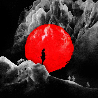 Red moon iPhone wallpaper