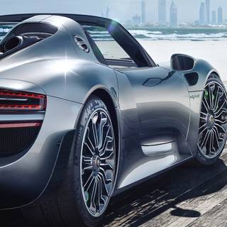 Porsche 918 phone wallpaper