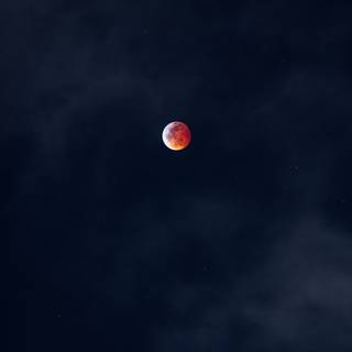 Red moon iPhone wallpaper