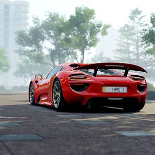 Porsche 918 phone wallpaper