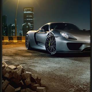Porsche 918 phone wallpaper