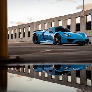 Porsche 918 4k wallpaper