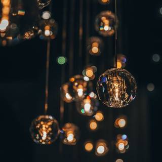 iPhone lights wallpaper