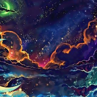 Trippy iPhone X wallpaper