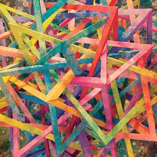 Trippy iPhone X wallpaper