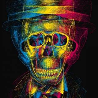 Trippy iPhone X wallpaper