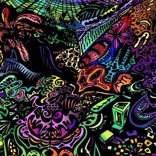 Trippy iPhone X wallpaper