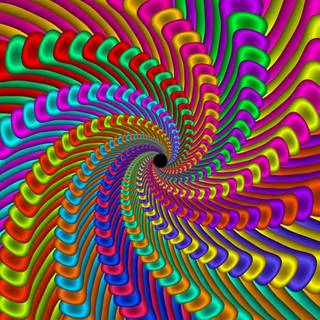 Trippy iPhone X wallpaper