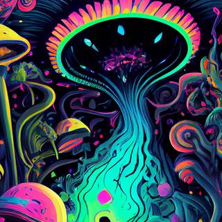 Trippy iPhone X wallpaper