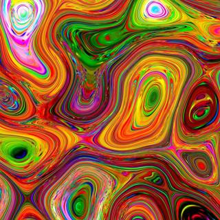 Trippy iPhone X wallpaper