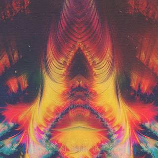 Trippy iPhone X wallpaper