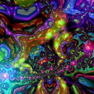 Trippy iPhone X wallpaper