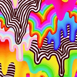 Trippy iPhone X wallpaper