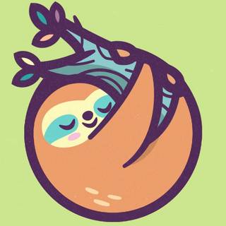 Sloth iPhone wallpaper