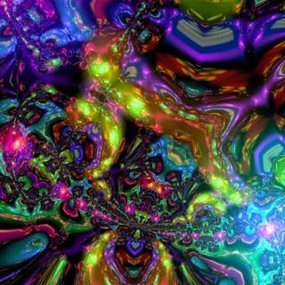 Trippy iPhone X wallpaper