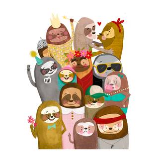 Sloth iPhone wallpaper