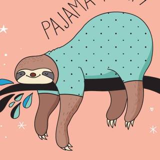 Sloth iPhone wallpaper