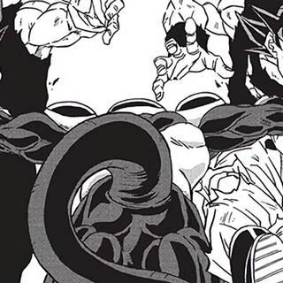 Black Freeza vs Goku desktop wallpaper