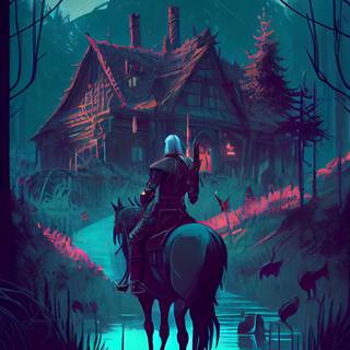 Witcher art wallpaper